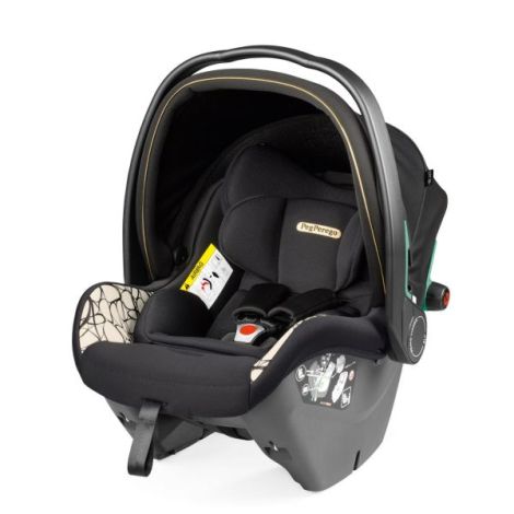 Scaun Auto, Peg Perego, i-size Primoviaggio SLK, 0-13 kg, 500, Graphic Gold, Alb cu Negru - imagine 9